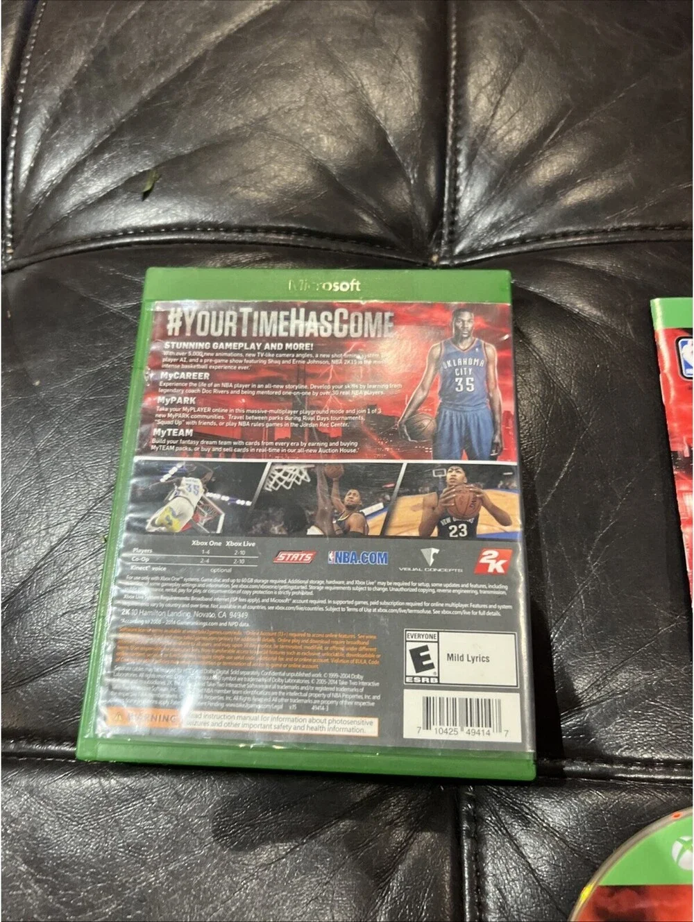 NBA 2K15 Xbox One - Complete CIB Kevin Durant